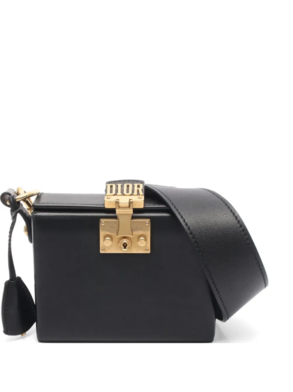 Christian Dior Pre-Owned small 2010s Addict box shoulder bag - Nero