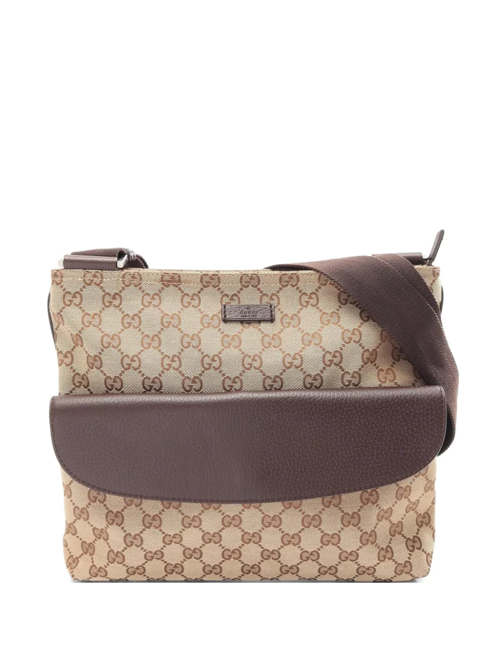 Gucci Pre-Owned 2000s GG canvas shoulder bag - Marrone