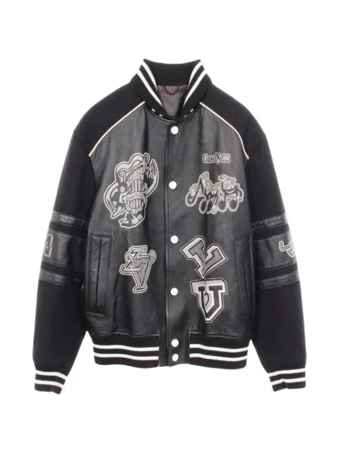 Louis Vuitton Pre-Owned 2010s Varsity logo bomber jacket