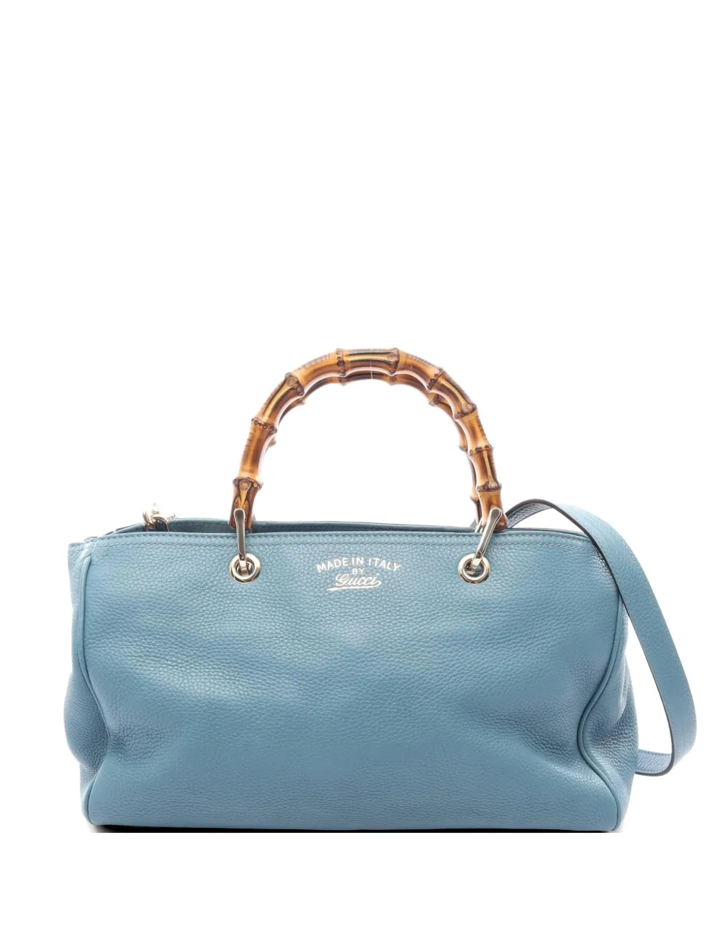 Gucci Pre-Owned 2010s Bamboo shopper tote bag - Blu