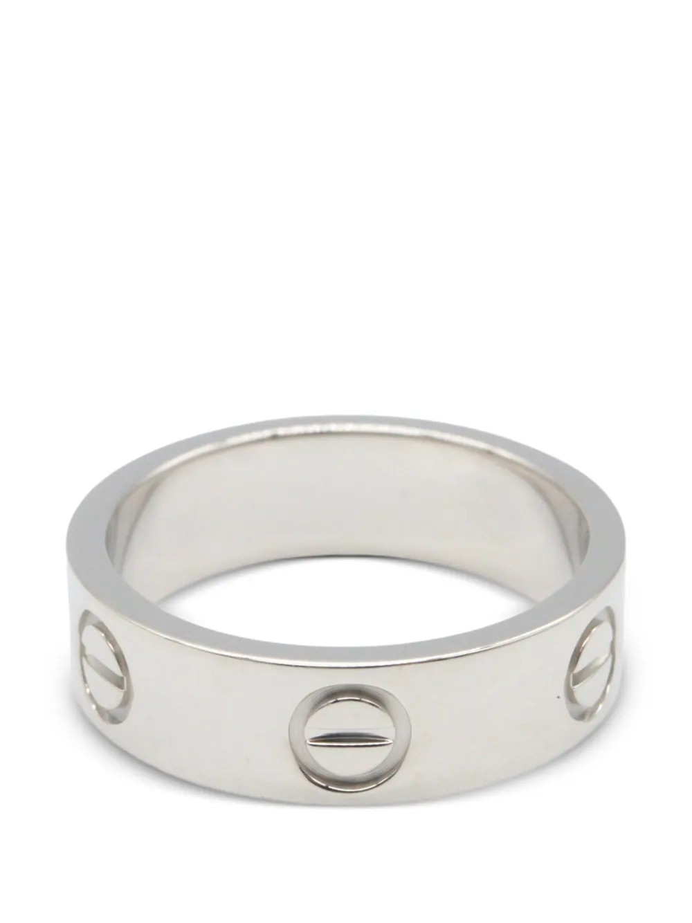 Cartier 2010S Love screw-detail ring - Argento