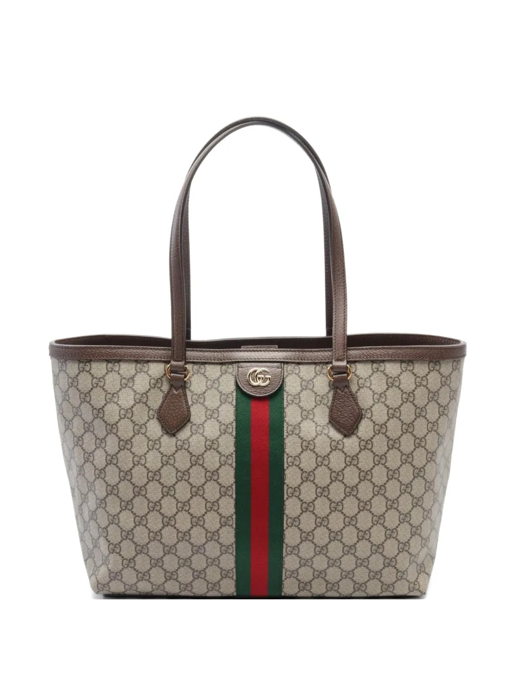 Gucci Pre-Owned GG Supreme Web medium tote bag - Toni neutri