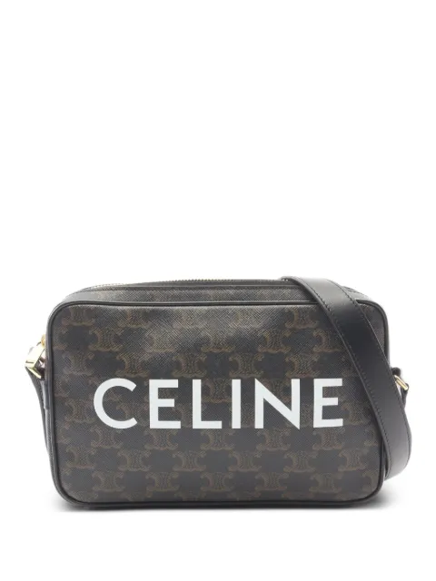 Celine Pre-Owned 2010s Triomphe logo messenger bag