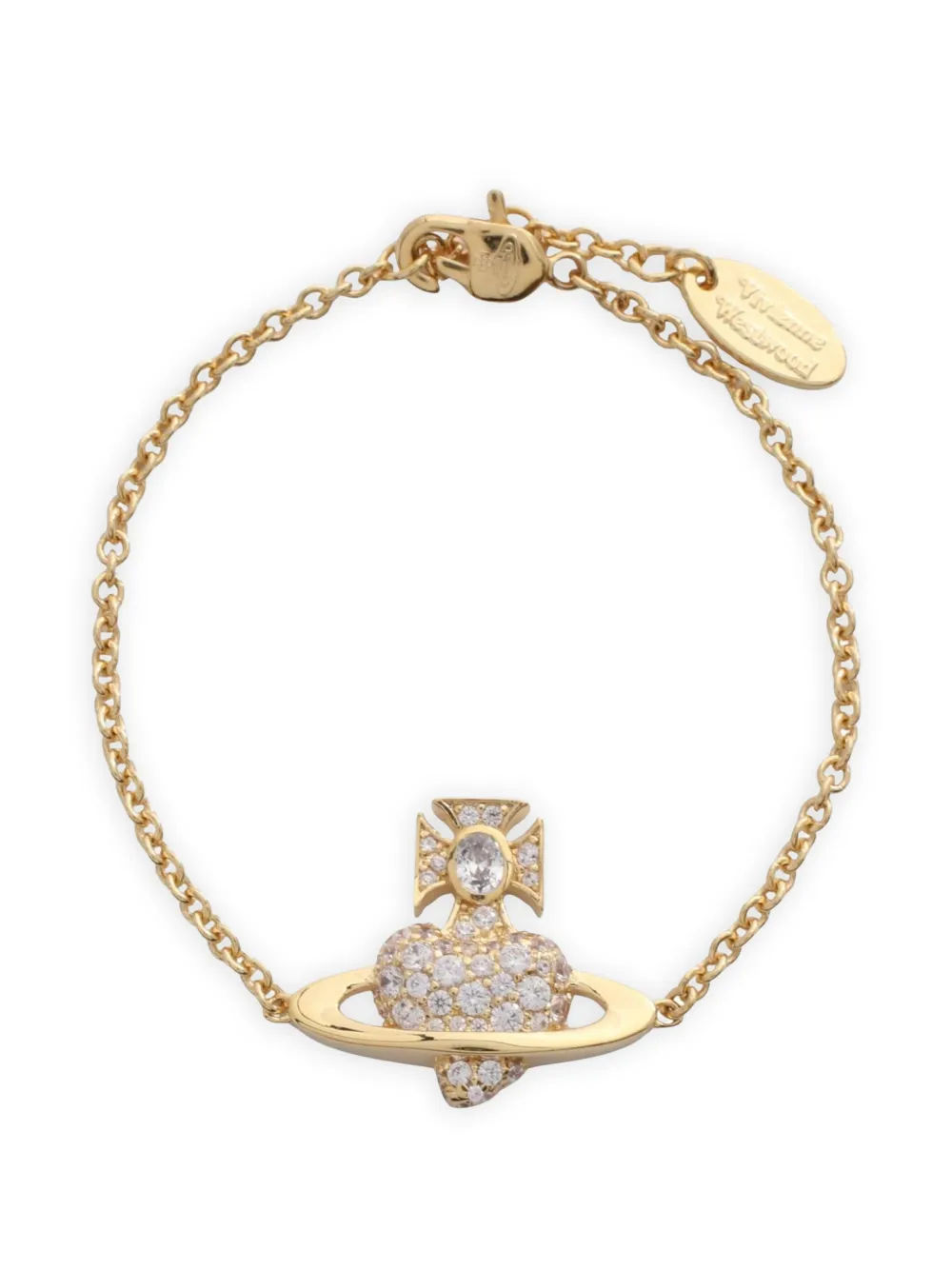 Vivienne Westwood Pre-Owned Orb Agnatha bracelet - Oro