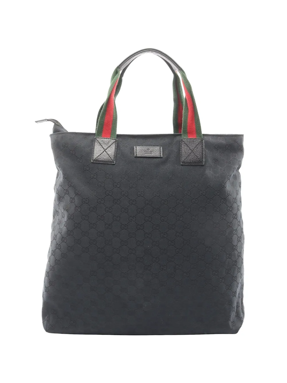 Gucci Pre-Owned 2000s GG canvas Sherry line tote bag - Nero