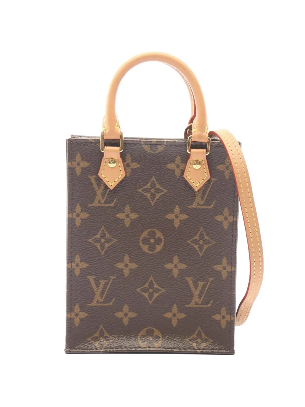 Louis Vuitton Pre-Owned 2020 Monogram Petite Sac Plat tote bag - Marrone