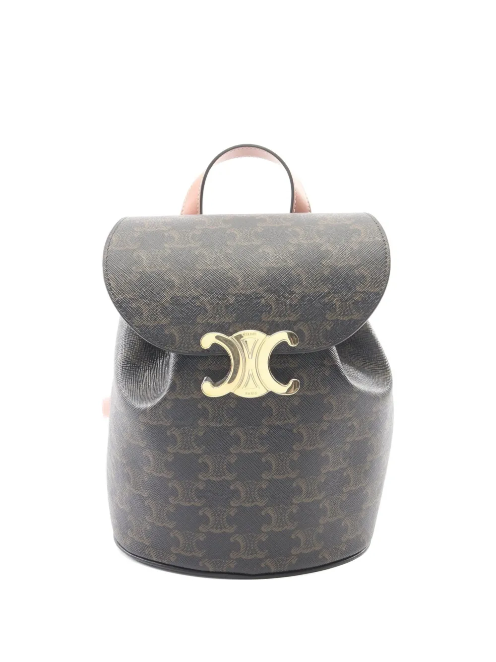 Celine Pre-Owned 2020s Bonnie Triomphe backpack - Black