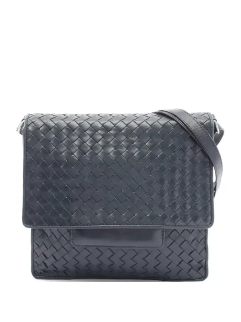 Bottega Veneta Pre-Owned 2000s Intrecciato leather cross body bag