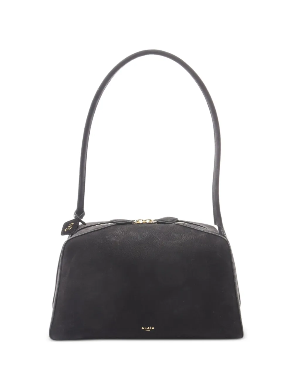 Alaïa Pre-Owned 2020s Le Bouledogue nubuck shoulder bag - Black