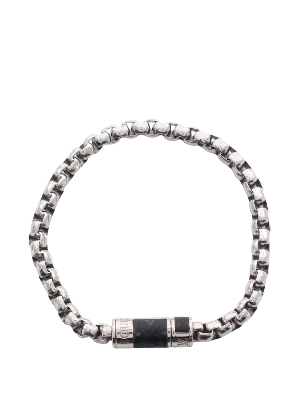 Louis Vuitton Pre-Owned Monogram chain bracelet - Argento