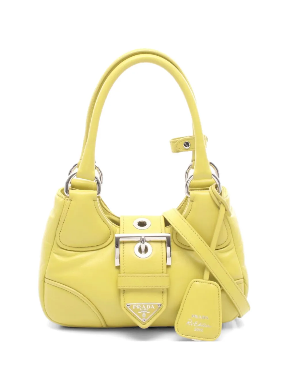 Prada Pre-Owned 2010s Moon buckle handbag - Giallo