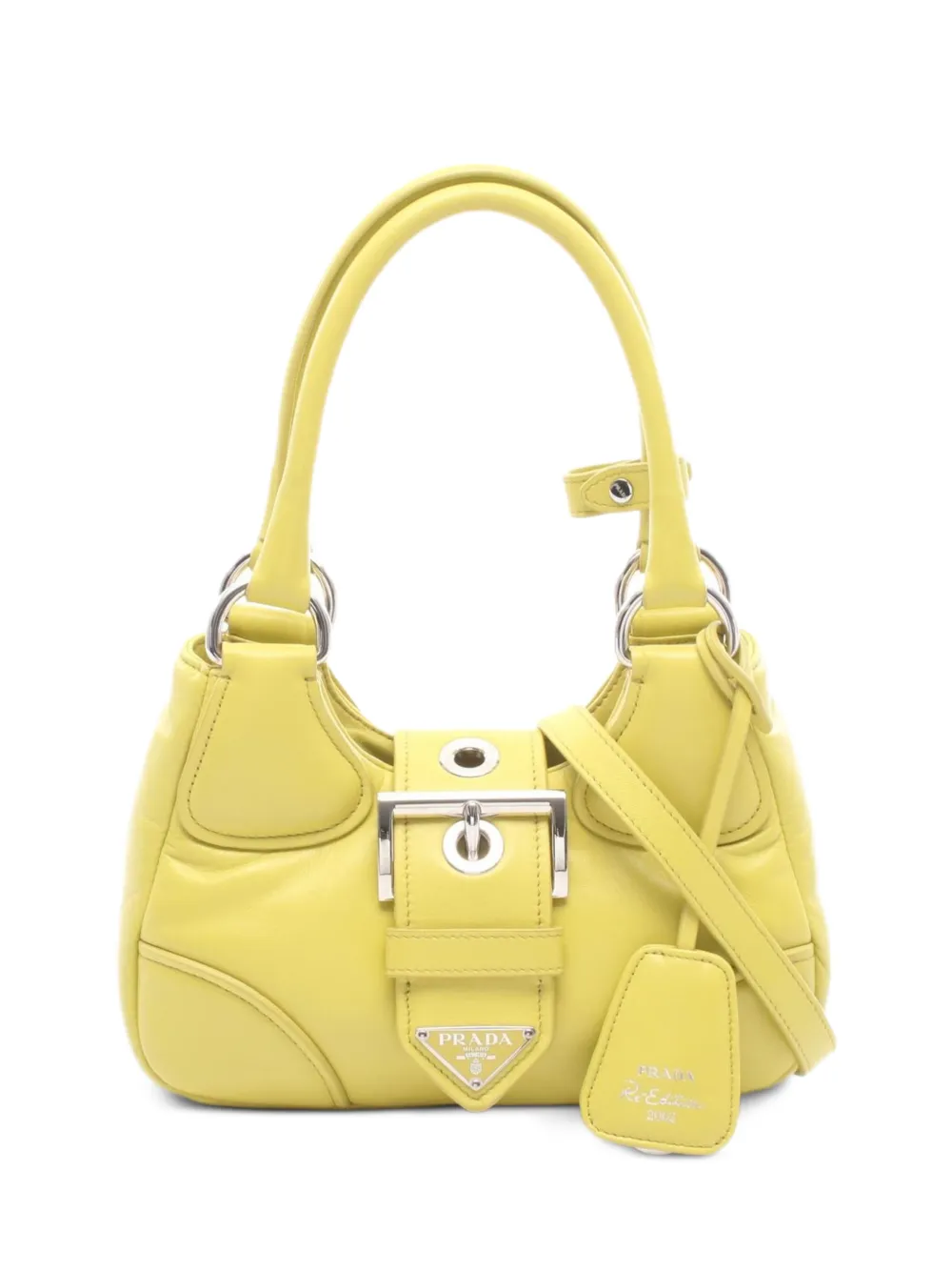 Prada Pre-Owned 2010s Moon buckle handbag - Giallo