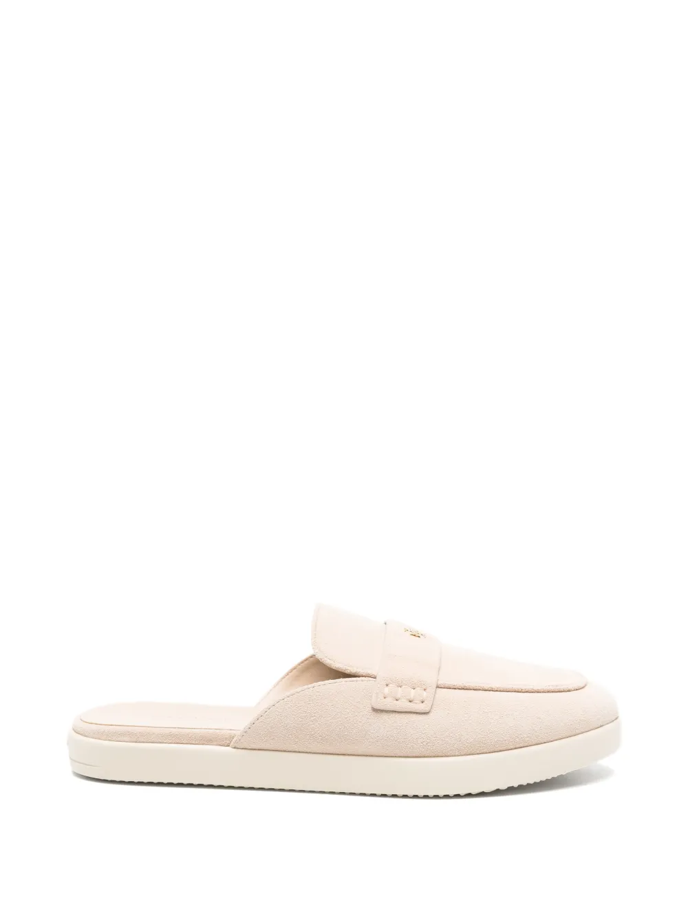 Tory Burch Ballet Sport muiltjes met logoplakkaat Beige