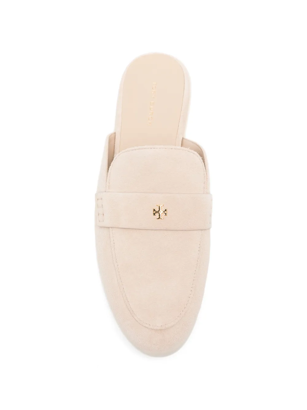 Tory Burch Ballet Sport muiltjes met logoplakkaat Beige