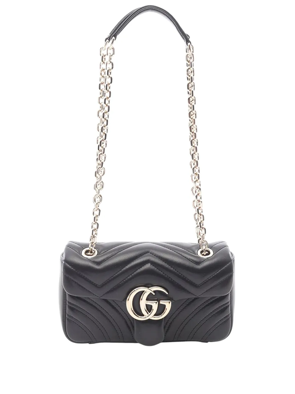 Gucci Pre-Owned 2016-2026 GG Marmont Matelasse Leather shoulder bag - Nero
