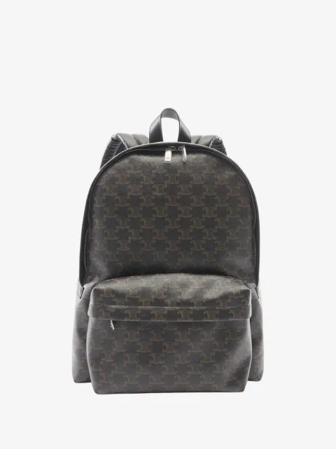 Celine Pre-Owned mochila mediana de lona Triomphe revestida 2010-2026