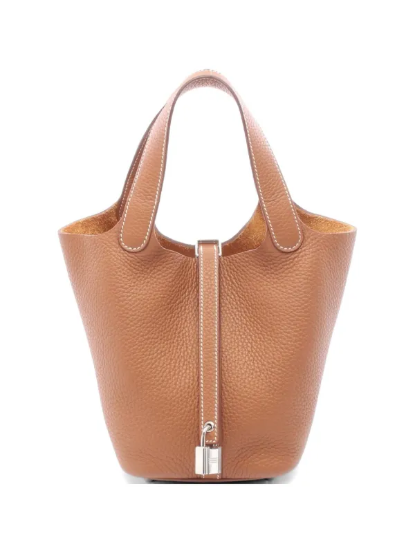 Hermès Pre-owned 2023 Picotin Lock PM Handbag in Brown