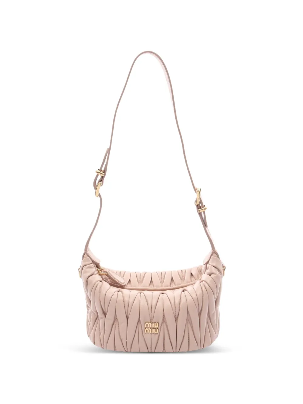 Miu Miu Pre-Owned 2020s Matelassé leather shoulder bag - Rosa