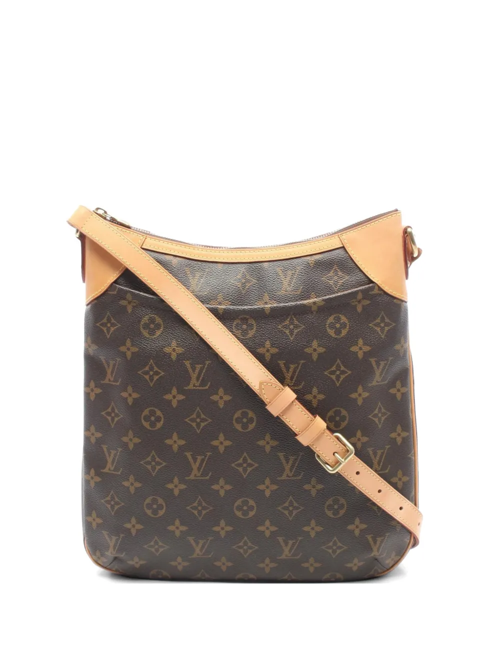 Louis Vuitton Pre-Owned 2010 MM Odeon monogram-pattern shoulder bag - Marrone