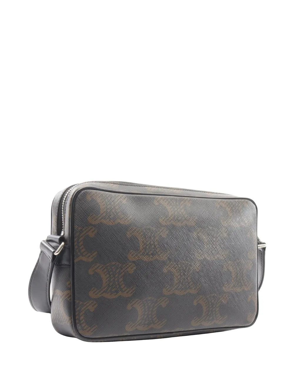  Celine Pre-owned Bolso Messenger Triomphe 2010 - Negro 