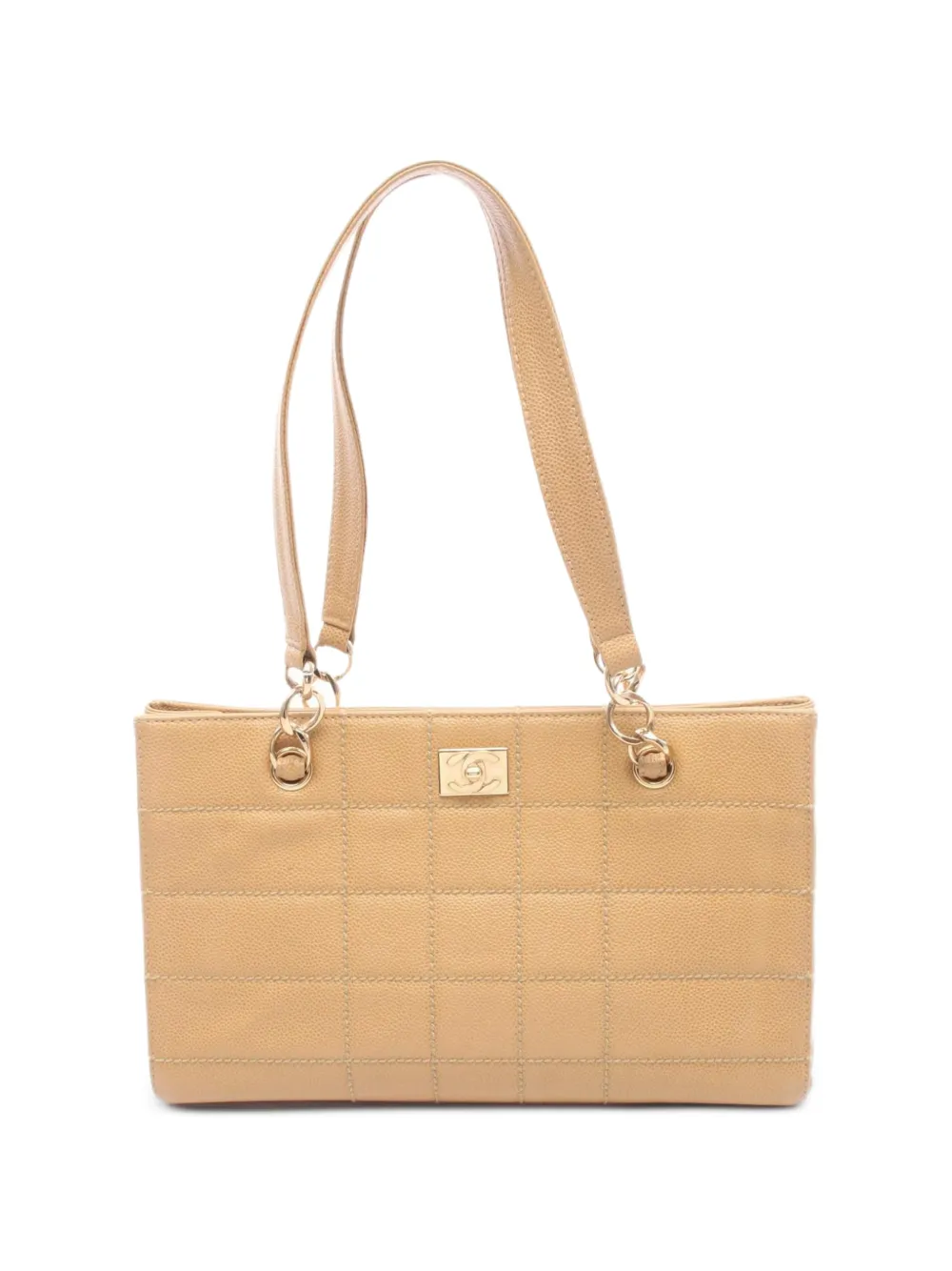 CHANEL Pre-Owned 2002-2003 Chocolate Bar tote bag - Toni neutri