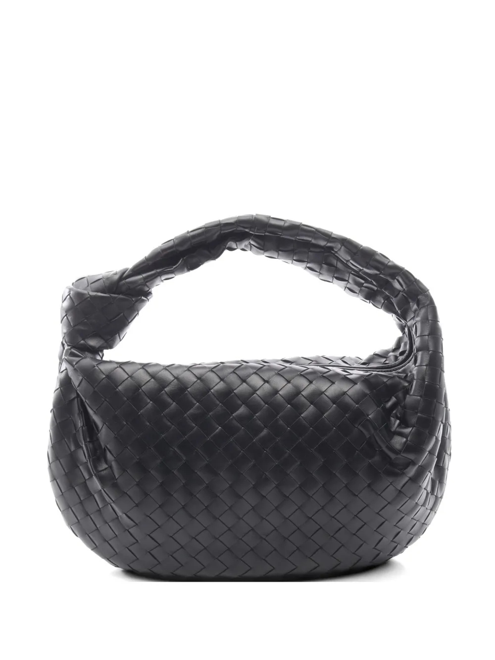 Bottega Veneta Pre-Owned 2020s small Jody leather shoulder bag - Nero