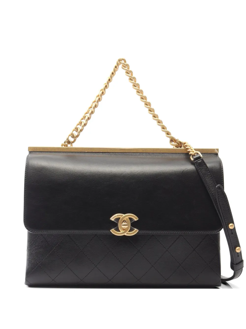 CHANEL Pre-Owned 2019 chain-strap shoulder bag - Nero
