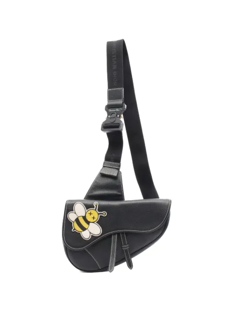 Christian Dior Pre-Owned 2010s Saddle Kaws bee body bag