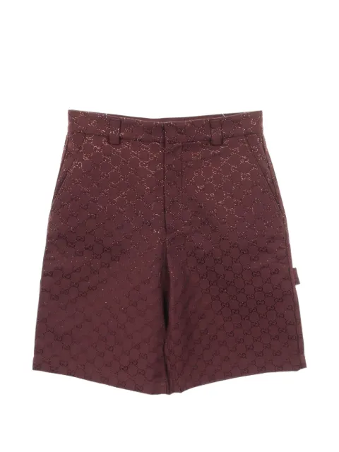 Gucci Pre-Owned 2010s GG Crystal denim shorts