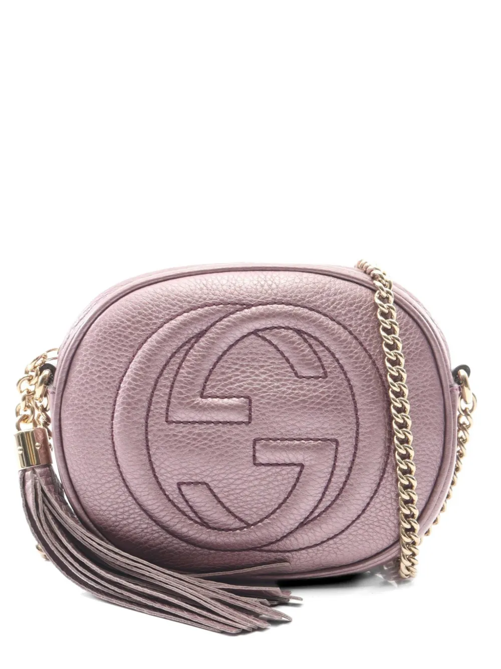 Gucci Pre-Owned 2010s Soho tassel shoulder bag - Purple