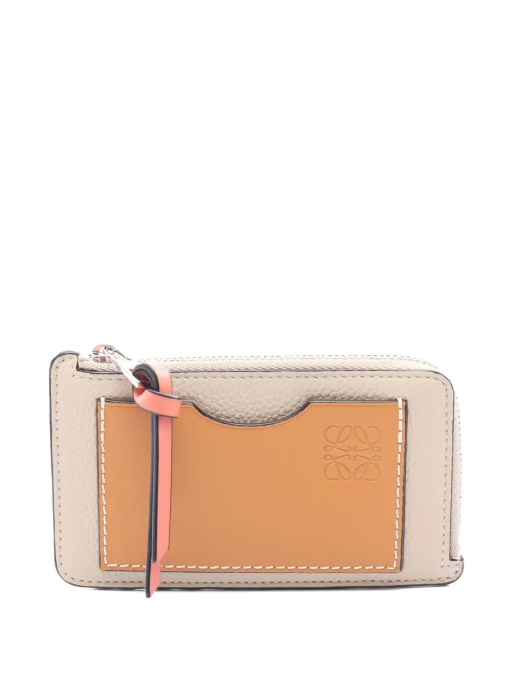 Loewe Pre-Owned 2010s Anagram leather card holder - Grau