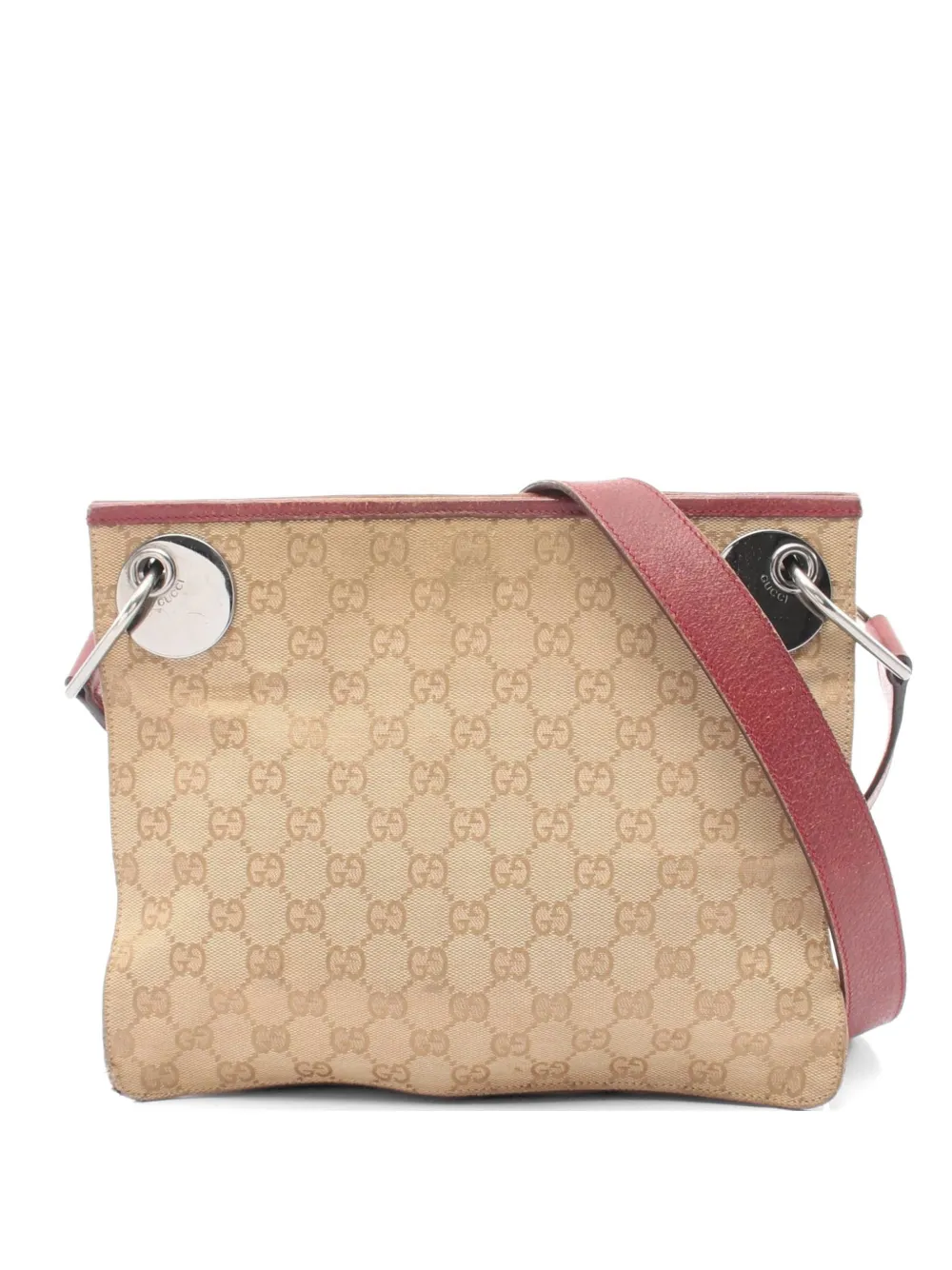 Gucci Pre-Owned 2000s GG canvas crossobdy bag - Toni neutri