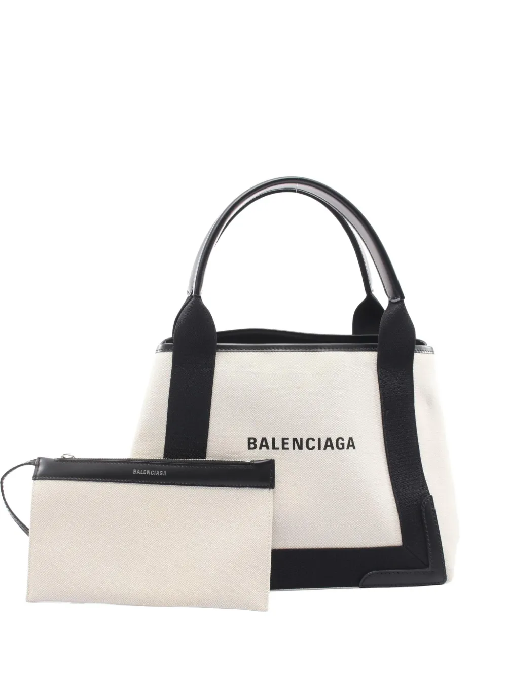 Balenciaga Pre-Owned 2000s S Navy Cabas tote bag - Toni neutri