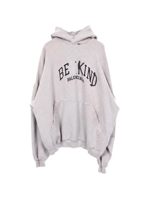 Balenciaga Pre-Owned sudadera con capucha y eslogan