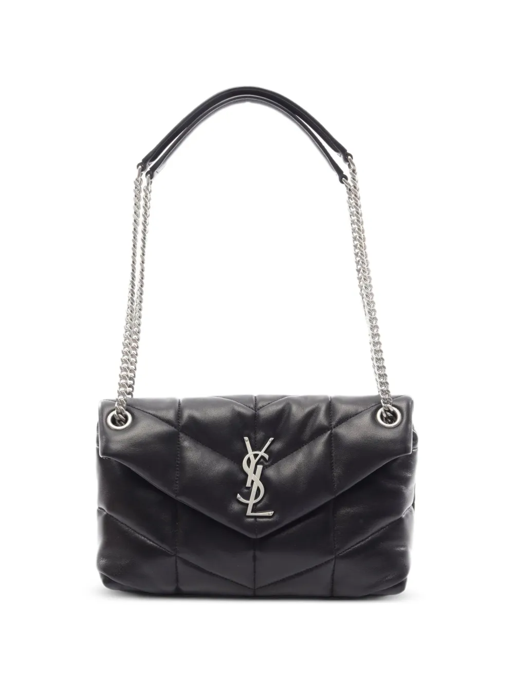 Saint Laurent Pre-Owned 2020s Loulou Puffer shoulder bag - Nero