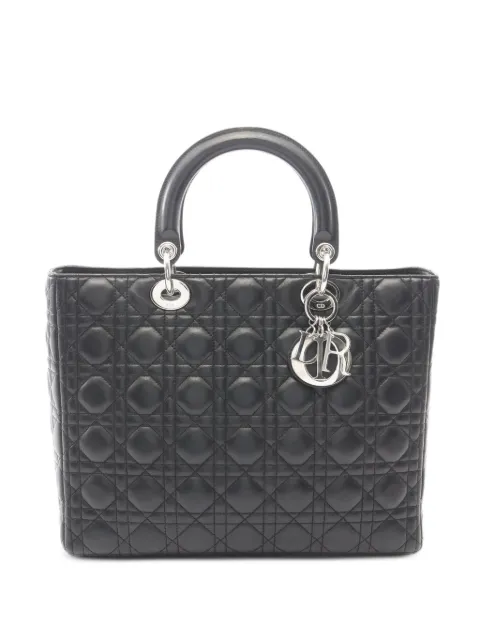 Christian Dior Pre-Owned 2000 large Lady Dior tote bag