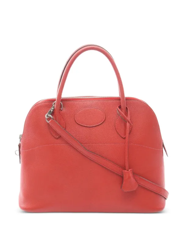 Hermès Pre-owned 2005 Bolide 31 Two-way Handbag in Red
