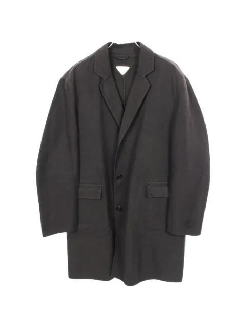 Prada Pre-Owned 2010s single-breasted cotton coat