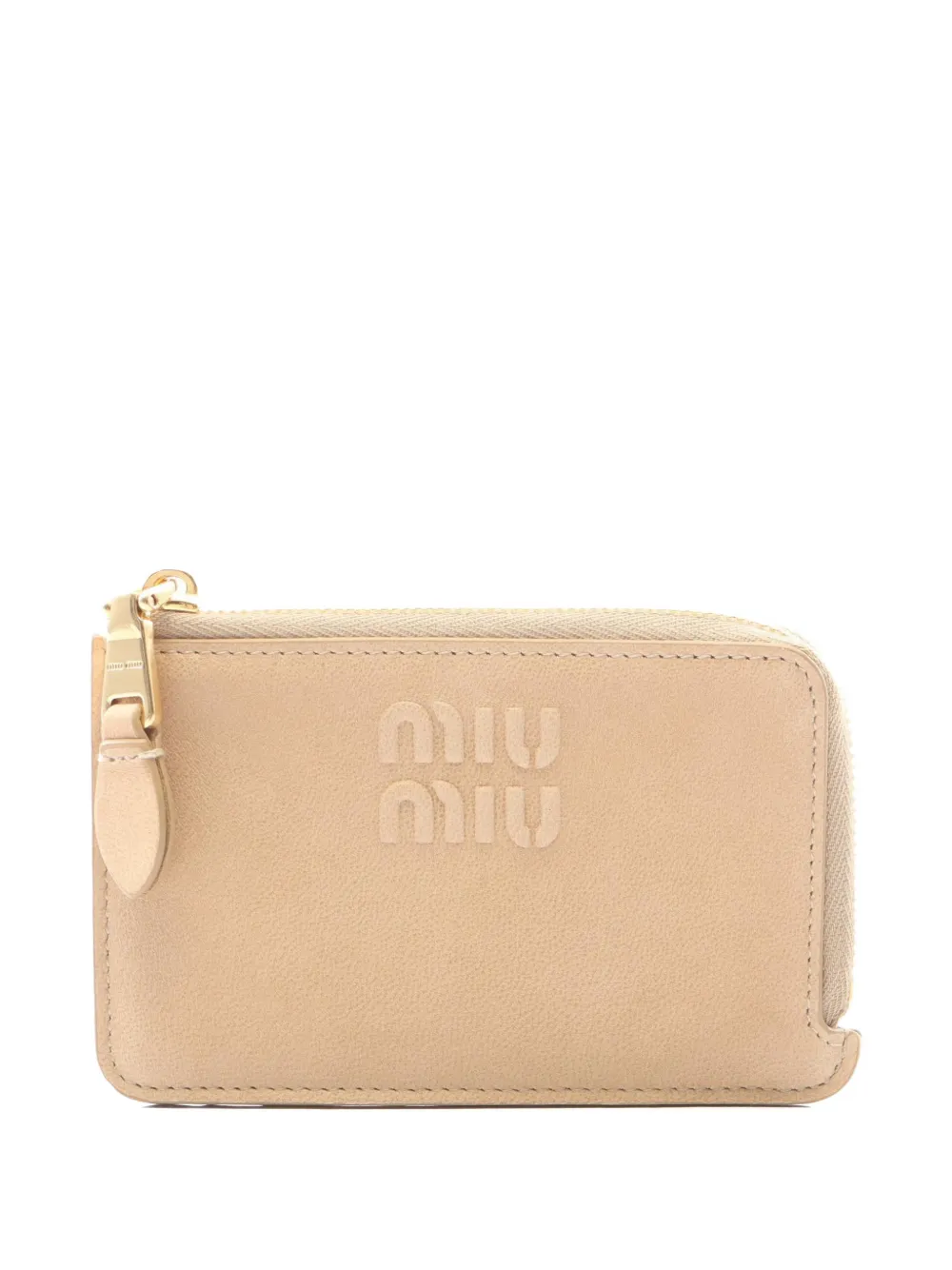 Miu Miu Pre-Owned Nappa leather coin purse - Toni neutri