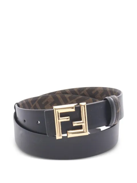 Fendi Pre-Owned Round FF Reversible belt