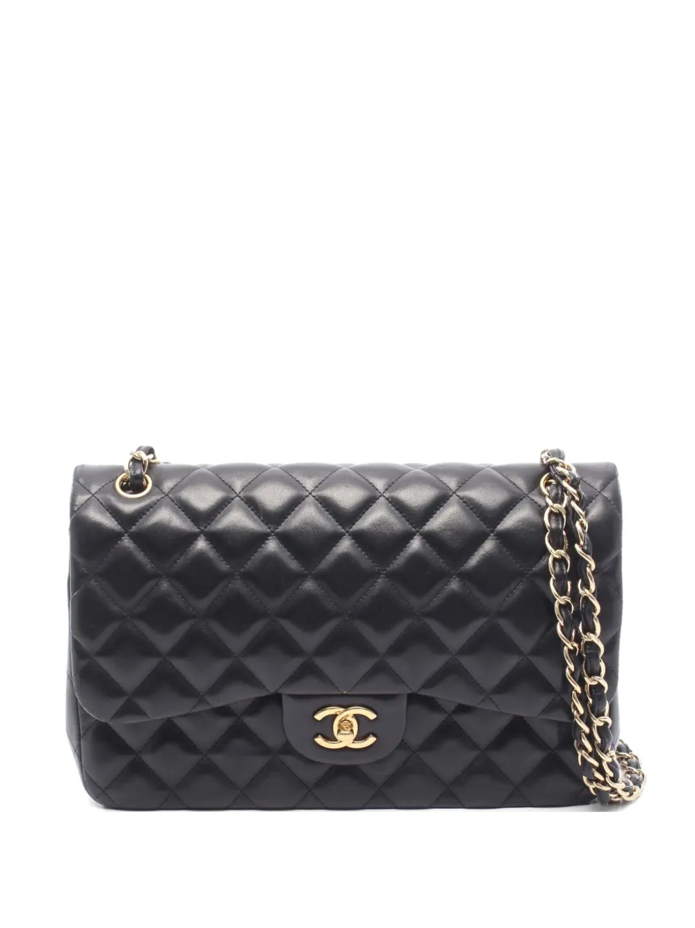 CHANEL Pre-Owned 2013-2014 Decamatlassé 30 shoulder bag - Black