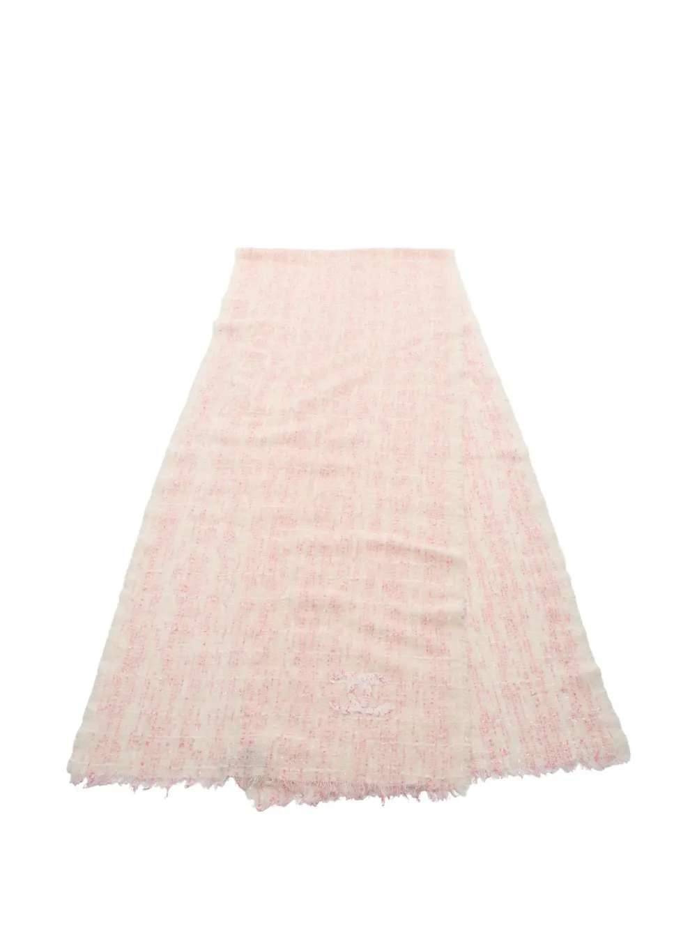 CHANEL Pre-Owned 1986-1988 Coco Mark sequin scarf - Toni neutri