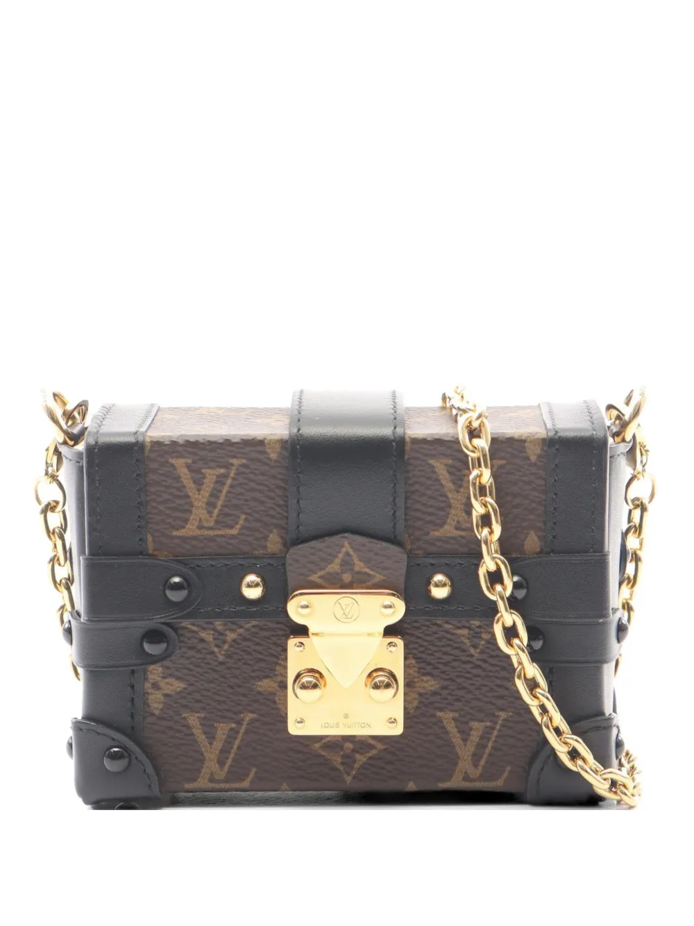 Louis Vuitton Pre-Owned 2020 Essential Trunk monogram chain shoulder bag - Marrone