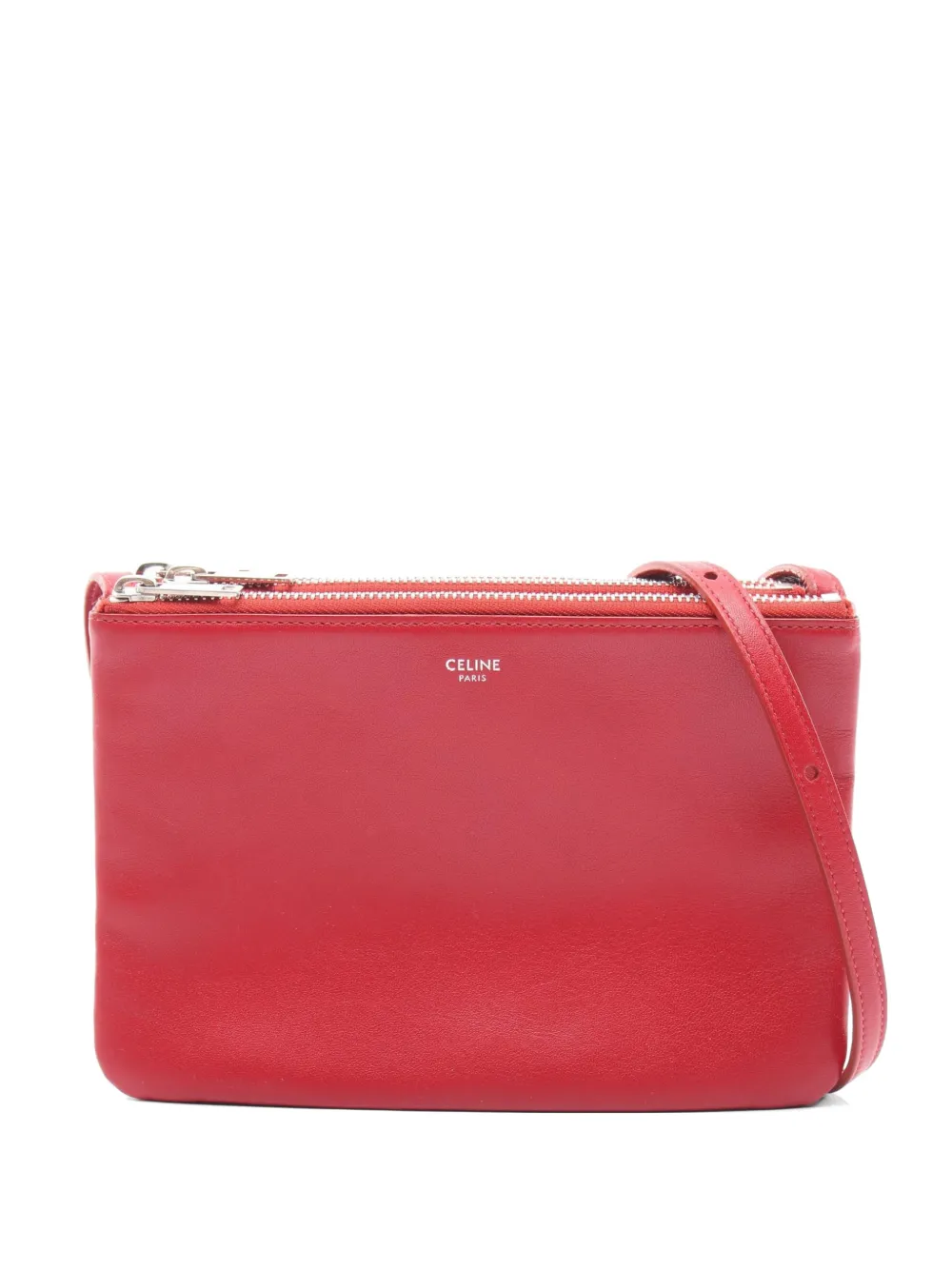 Celine Pre-Owned 2010s Trio shoulder bag - Red