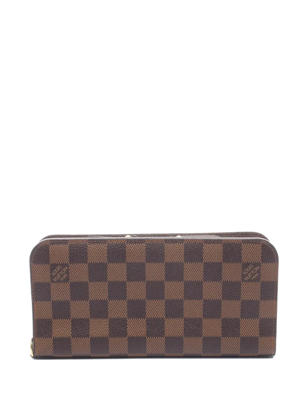 Louis Vuitton Pre-Owned 2009 Accordeon Damier Ébène wallet - Braun