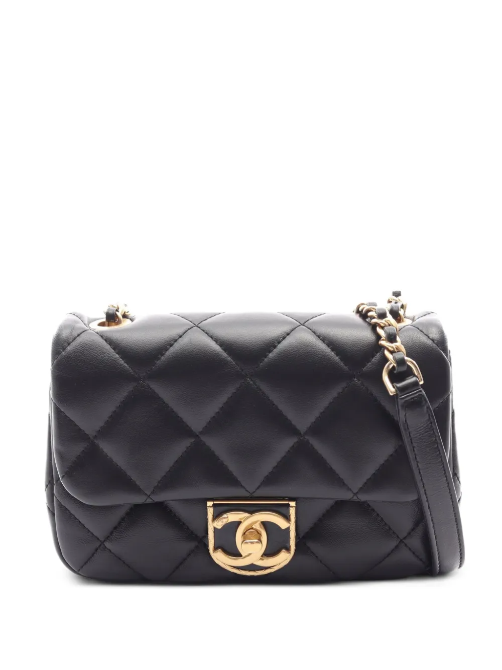 CHANEL Pre-Owned 2021 mini quilted shoulder bag - Nero