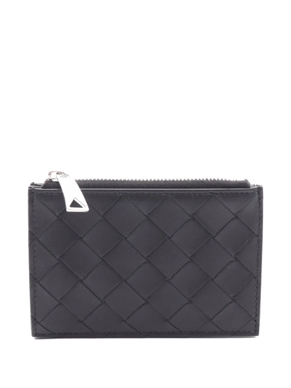 Bottega Veneta Pre-Owned Intrecciato leather cardholder - Schwarz