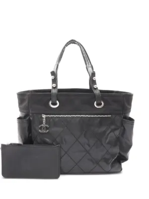 CHANEL Pre-Owned 2003 Sports Line Duffle Gym Bag | Black | FARFETCH