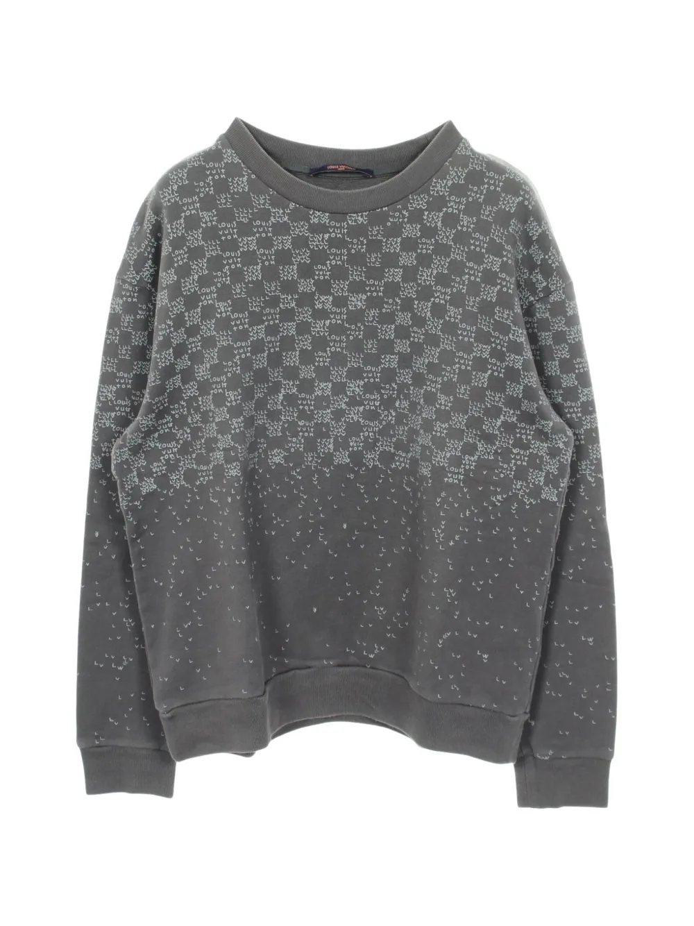 Louis Vuitton Pre-Owned 2000s Damier Spread sweatshirt - Grigio