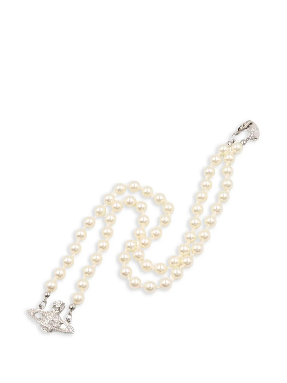 Vivienne Westwood Pre-Owned 2020s Mini Bas Relief necklace - Argento
